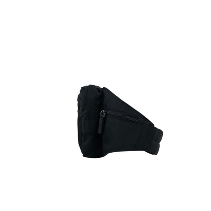 PRADA Tessuto Triangle Logo Sling bag Black V210 Vintage st4ma3