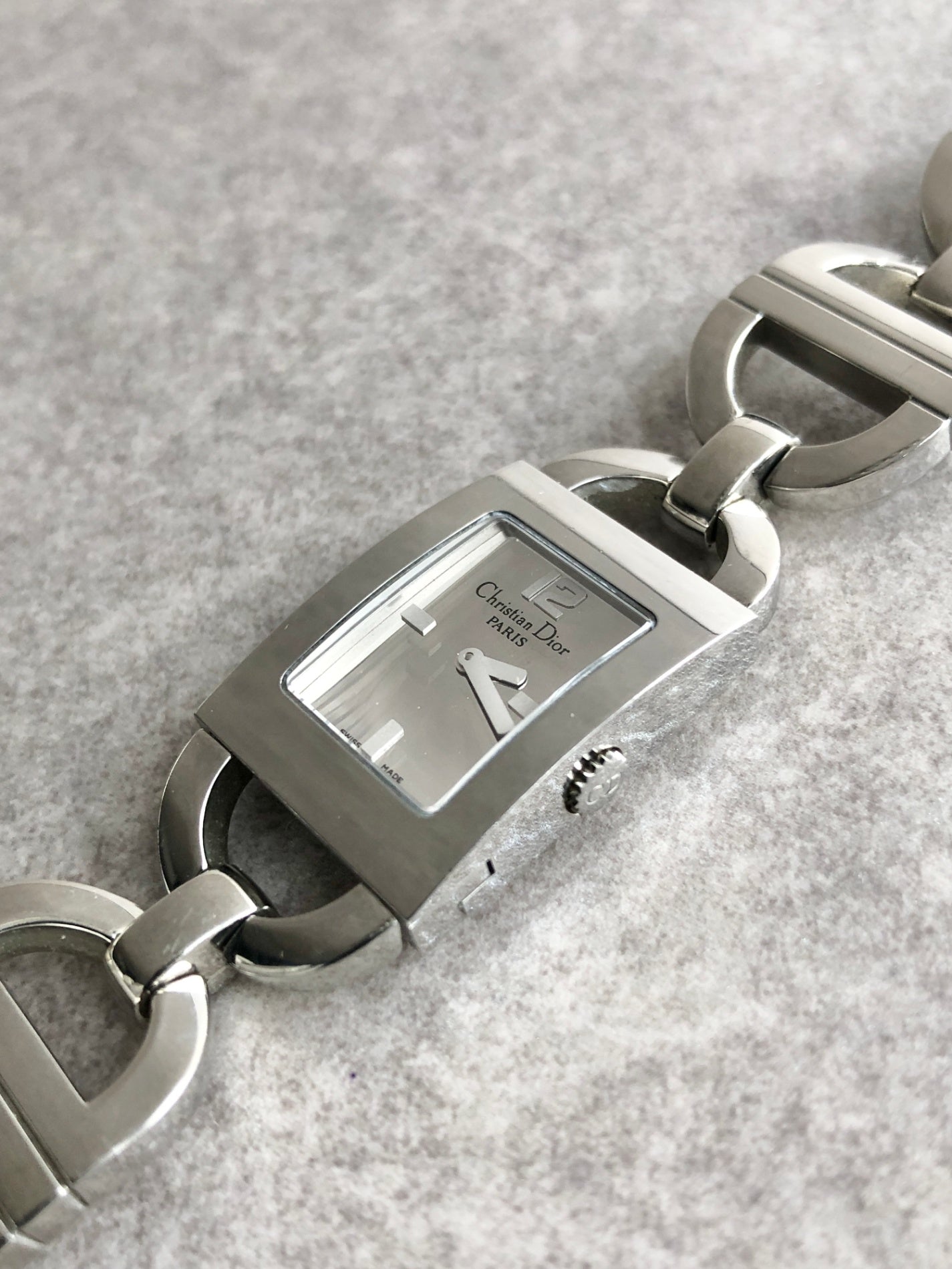 Christian Dior Watch Silver D78-109 Vintage s2ur7s
