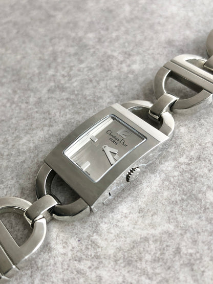 Christian Dior Watch Silver D78-109 Vintage s2ur7s