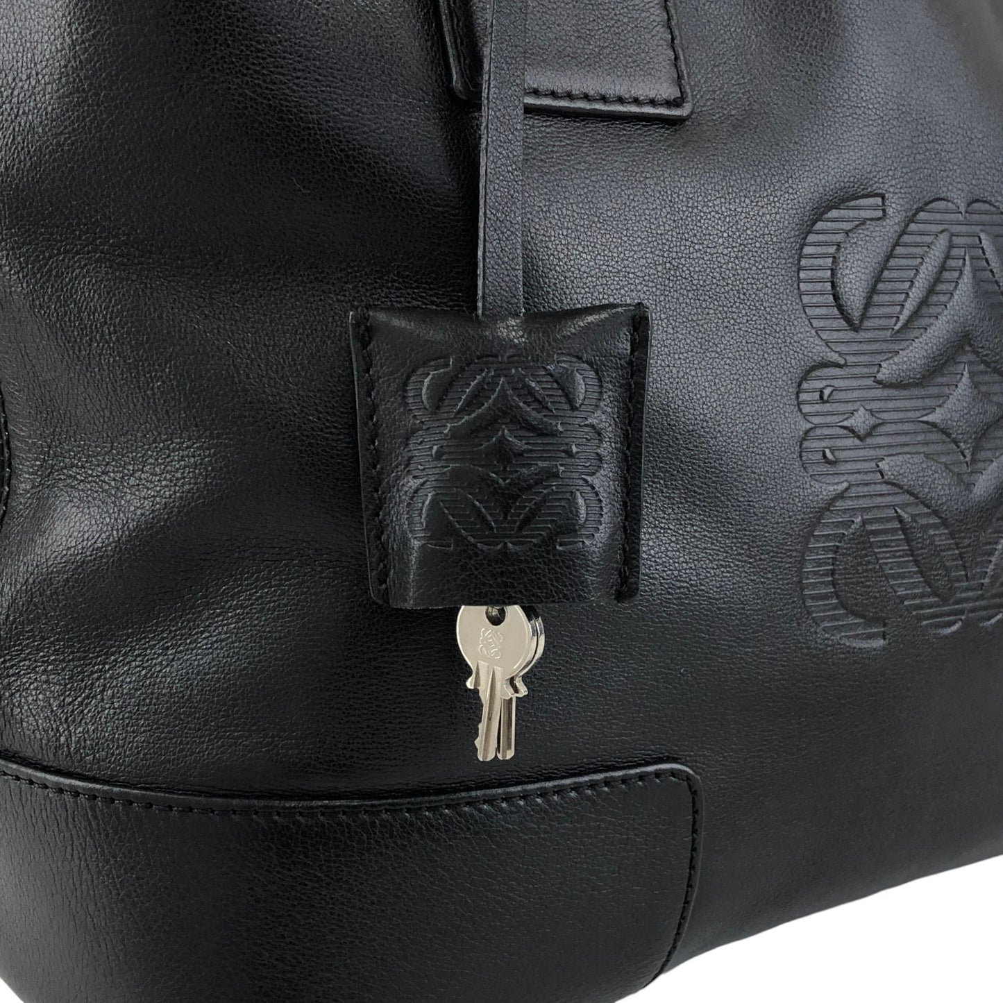 LOEWE Anagram Totebag Black Vintage hyrmur
