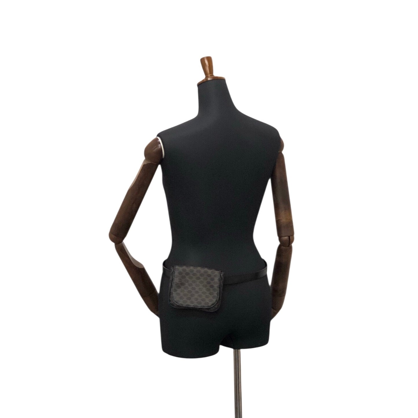 CELINE Macadam Sling bag Shoulder bag Black Vintage uwmfjs