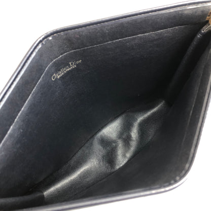 Christian Dior Trotter 提花皮革手拿包 海軍藍 Vintage 7wache 