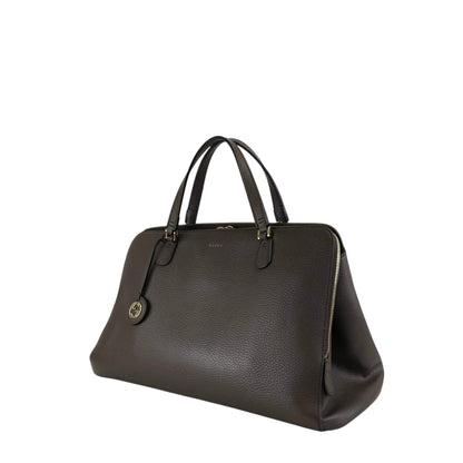 GUCCI Interlocking Two-way Handbag Shoulder bag Brown Vintage 8v35mj