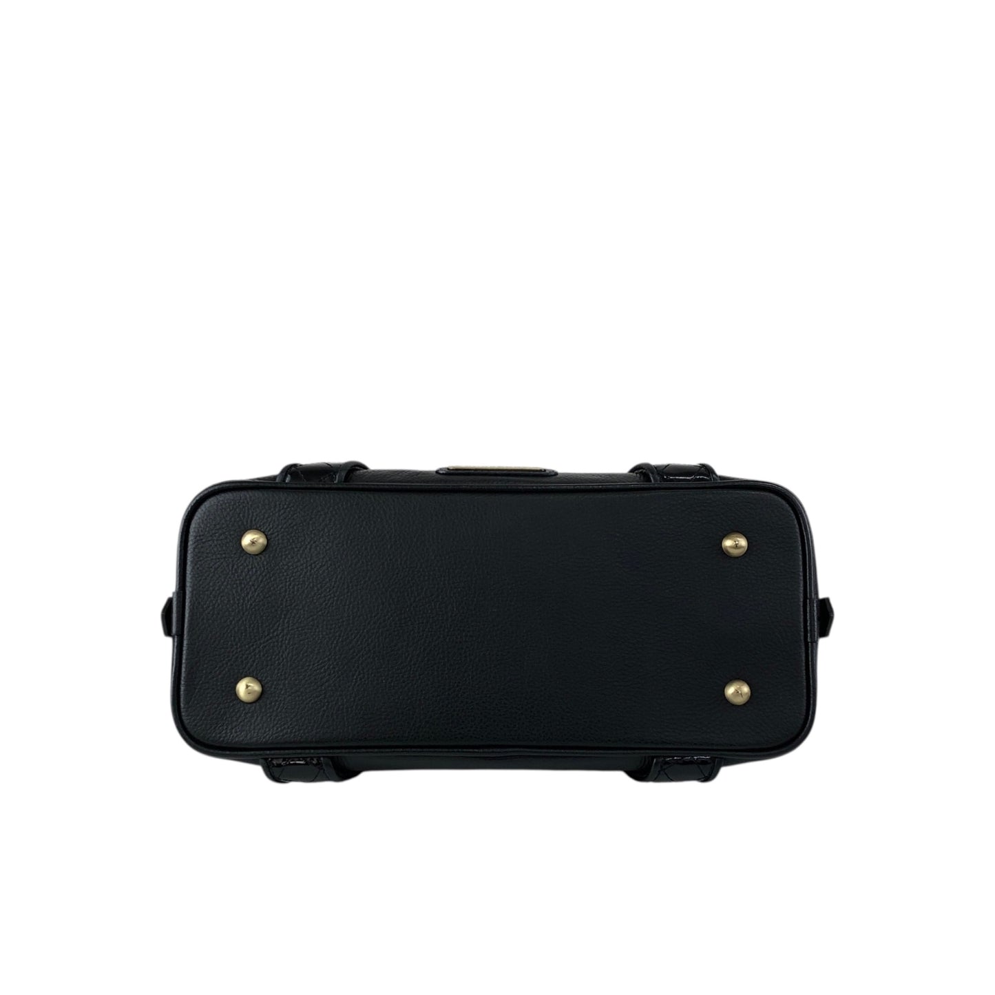 BURBERRY Logo Shoulder bag Black Vintage 7rnpei