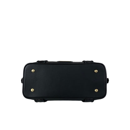 BURBERRY Logo Shoulder bag Black Vintage 7rnpei