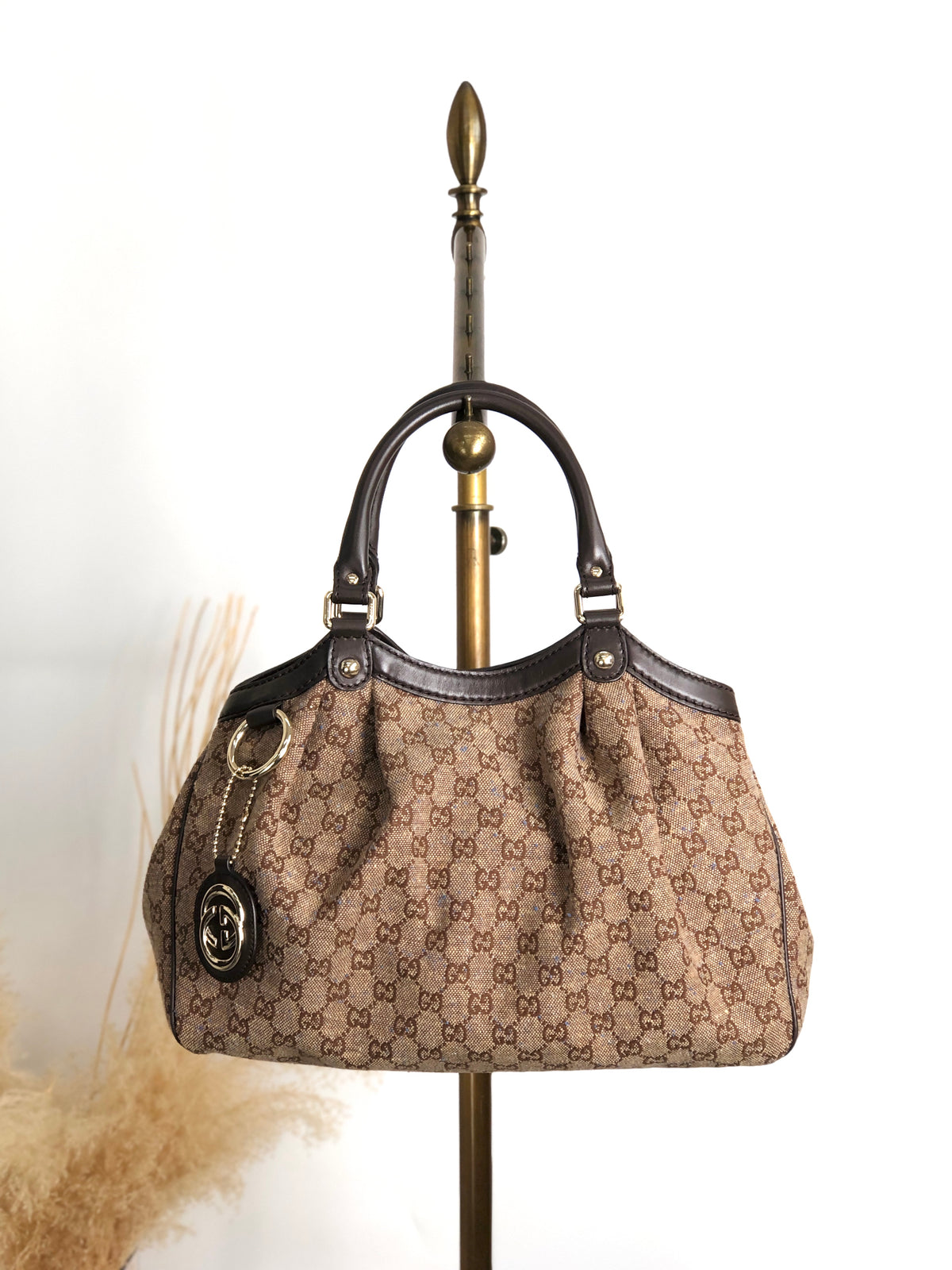 GUCCI GG Canvas Totebag Brown SUKEY Vintage cyznyp