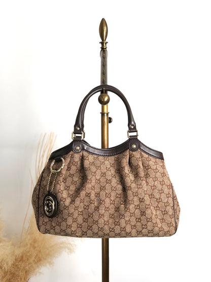 GUCCI GG Canvas Totebag Brown SUKEY Vintage cyznyp