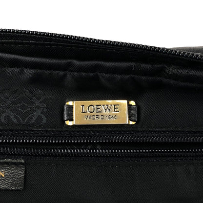 LOEWE Anagram Chain Handbag Shoulder bag Black Vintage nkgx4b