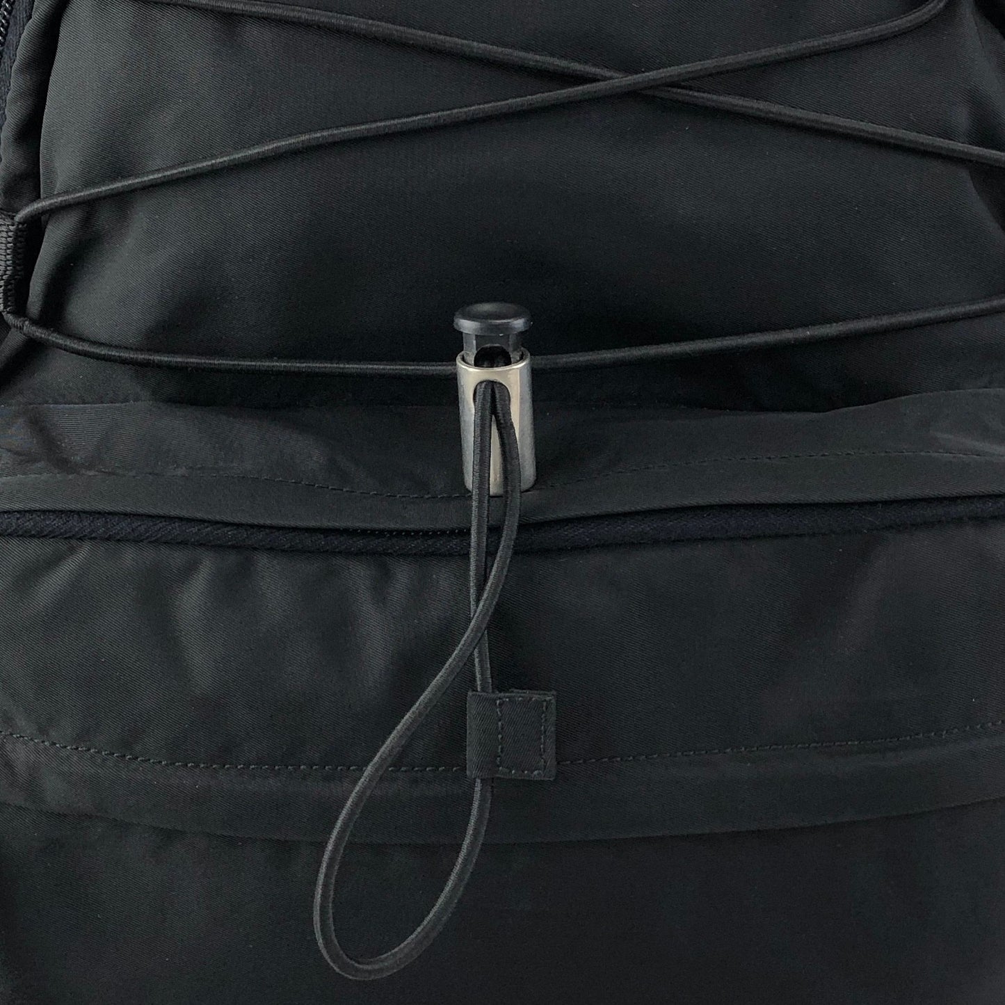 PRADA Tessuto Triangle Logo Backpack Black Vintage 8a5c5r