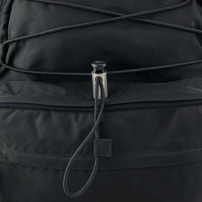 PRADA Tessuto Triangle Logo Backpack Black Vintage 8a5c5r