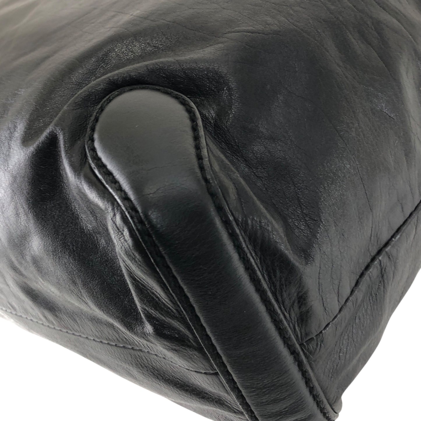 GUCCI Chain Shoulder bag Black 228560 Vintage hxuxav