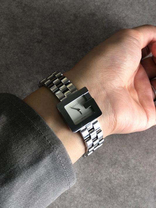 GUCCI Watch Silver 3600L Vintage ksnsc7