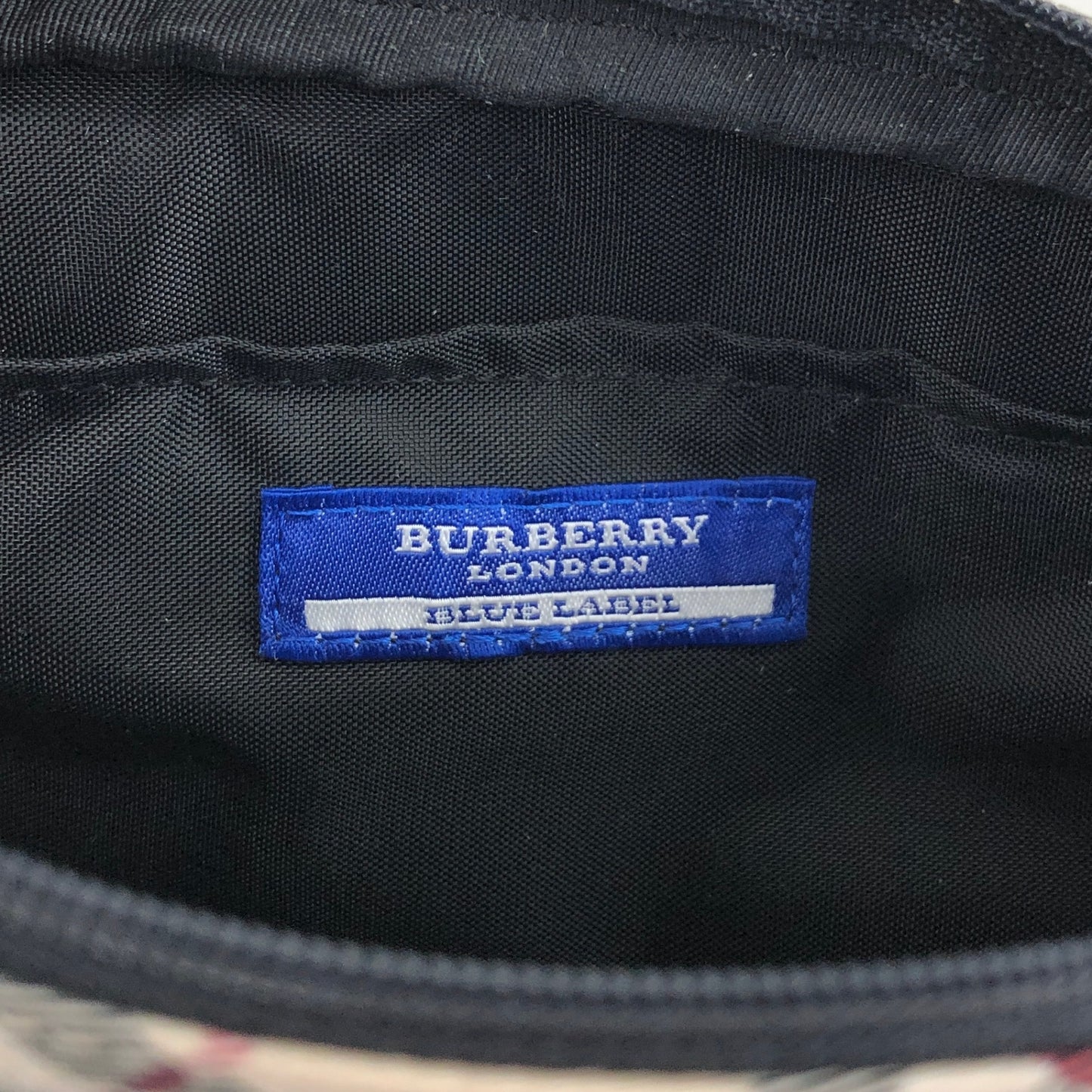 BURBERRY Nova Check Shoulder bag Beige Vintage kg336h