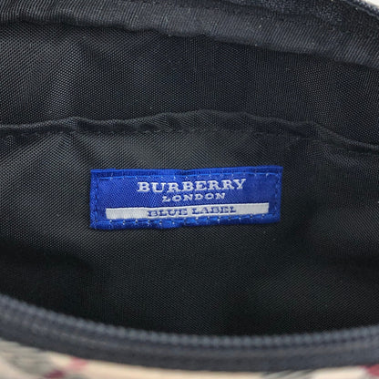 BURBERRY Nova Check Shoulder bag Beige Vintage kg336h