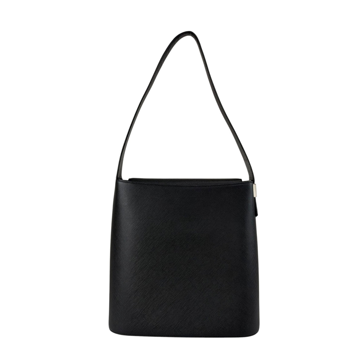 BURBERRY Logo Shoulder bag Black Vintage ikbt34