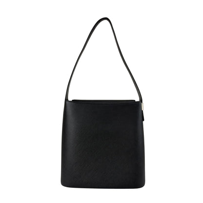 BURBERRY Logo Shoulder bag Black Vintage ikbt34