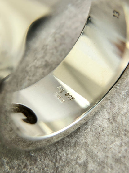 GUCCI SILVER925 Ring Silver Vintage r5mxhd