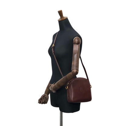Cartier Logo Shoulder bag Bordeaux Vintage tubex6