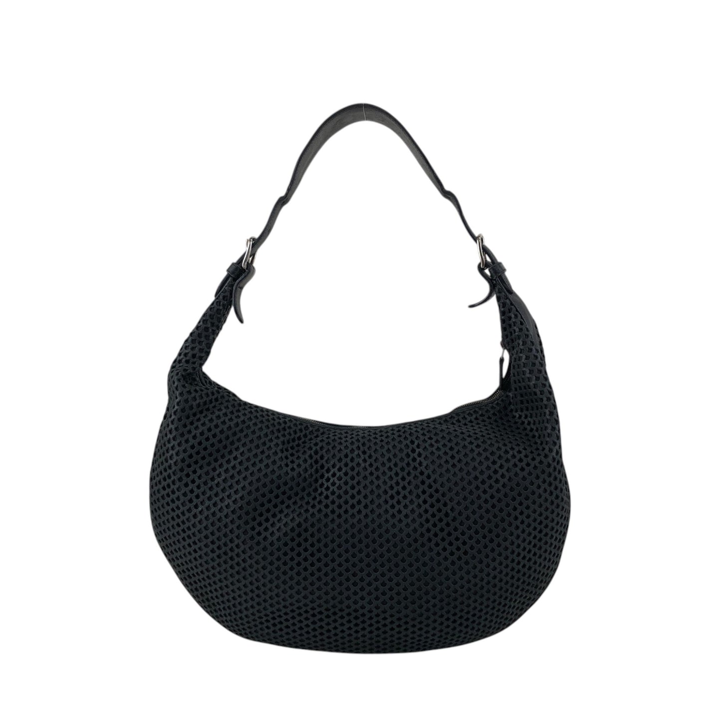 Christian Dior CD Logo Shoulder bag Hobobag Black Vintage psjdu3