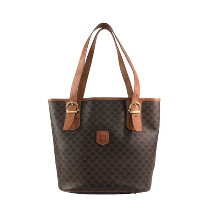 CELINE Macadam Blason Totebag Brown Vintage yvj7zp
