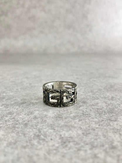 GUCCI SILVER925 Ring Silver Vintage t7bxs8