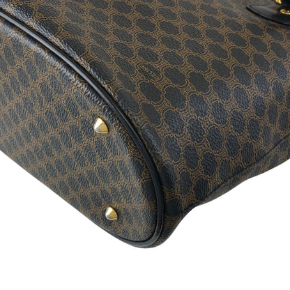 CELINE Macadam Blason Handbag Totebag Black Vintage yfc8n7