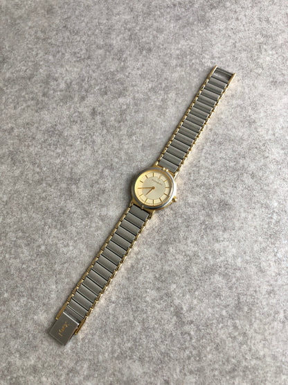 Yves Saint Laurent Analog Quartz Watch Silver Vintage 4wvpcz