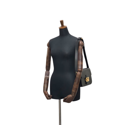 CELINE Horse Carriage Shoulder bag Black Vintage rx5dkd