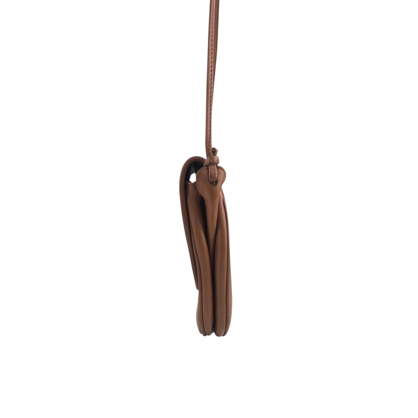 CELINE Blason Round Shoulder bag Brown Vintage krviby