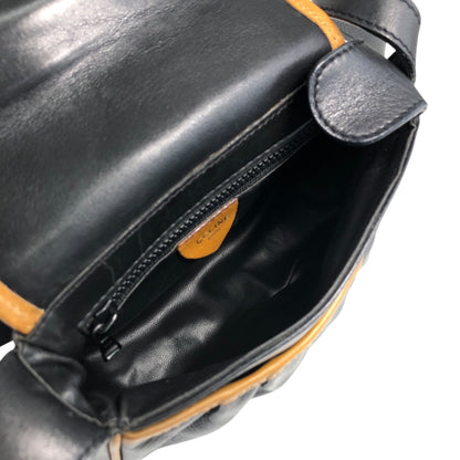 CELINE Blason 前扣肩背包 黑色復古 m2bms5