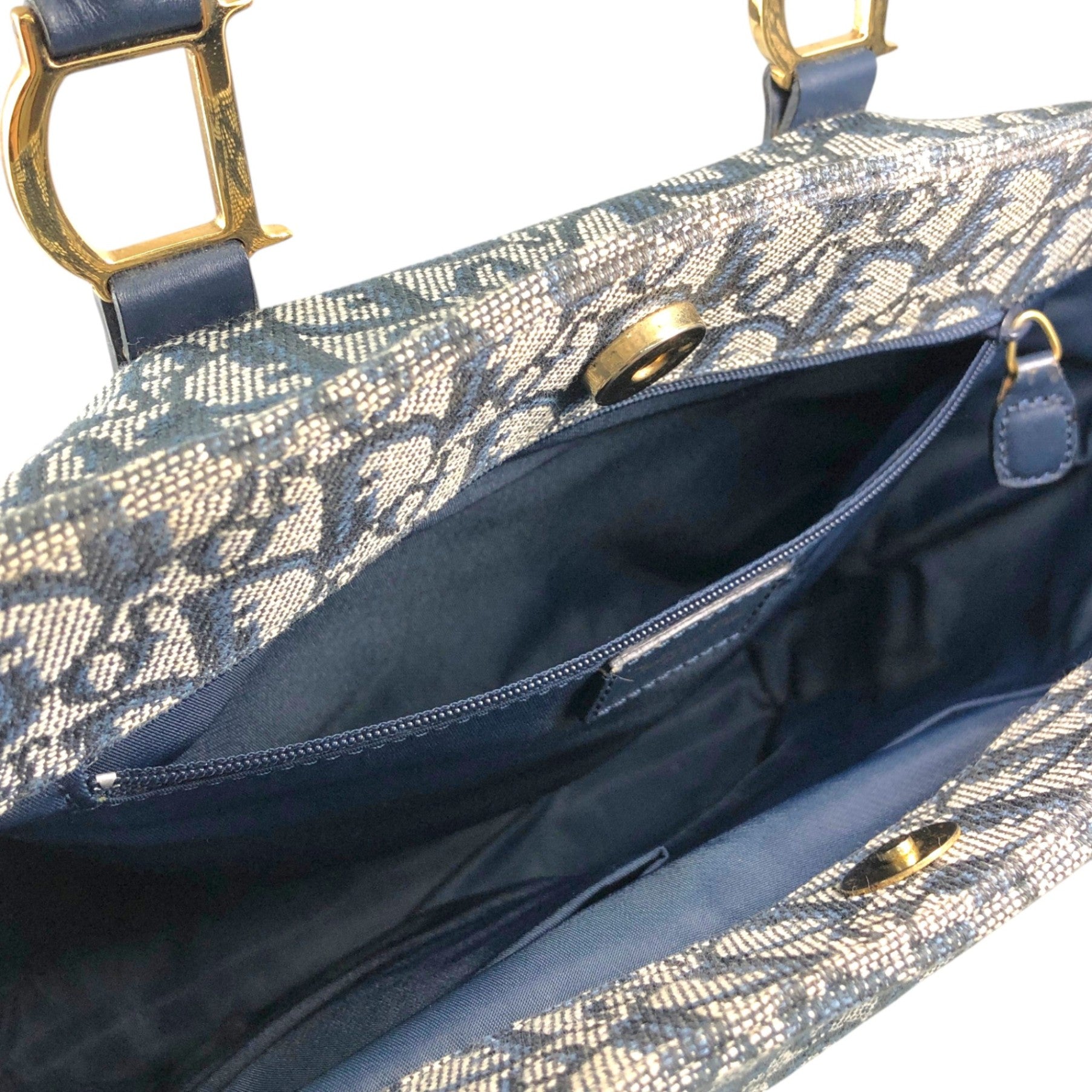 Christian Dior Trotter Totebag Navy Vintage ysuxts – VintageShop solo