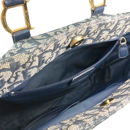 Christian Dior Trotter Totebag Navy Vintage ysuxts