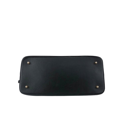 PRADA Triangle Logo Handbag Black Vintage wxkttk