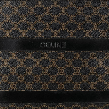 CELINE Macadam Shoulder bag Black Vintage t43kf8