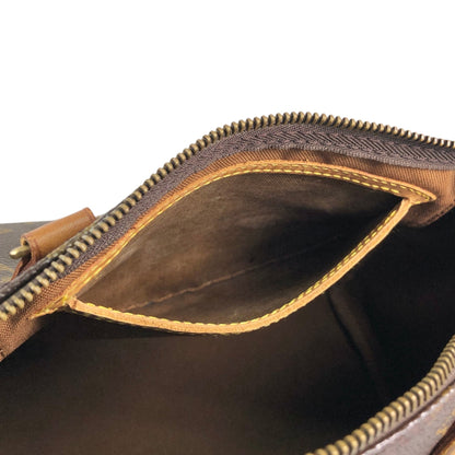 LOUIS VUITTON Monogram Small Boston bag Handbag Brown Vintage u4jnak