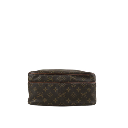 LOUIS VUITTON Monogram Shoulder bag Brown Vintage sawe4x