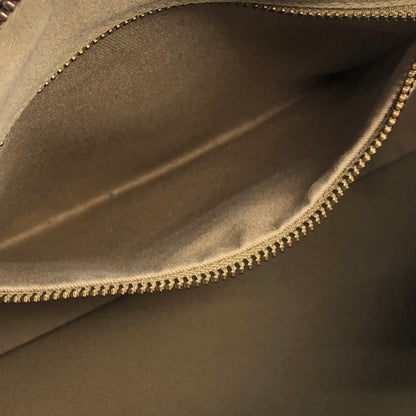 RALPH LAUREN Leather Small Boston bag Handbag Brown Vintage epcyi6