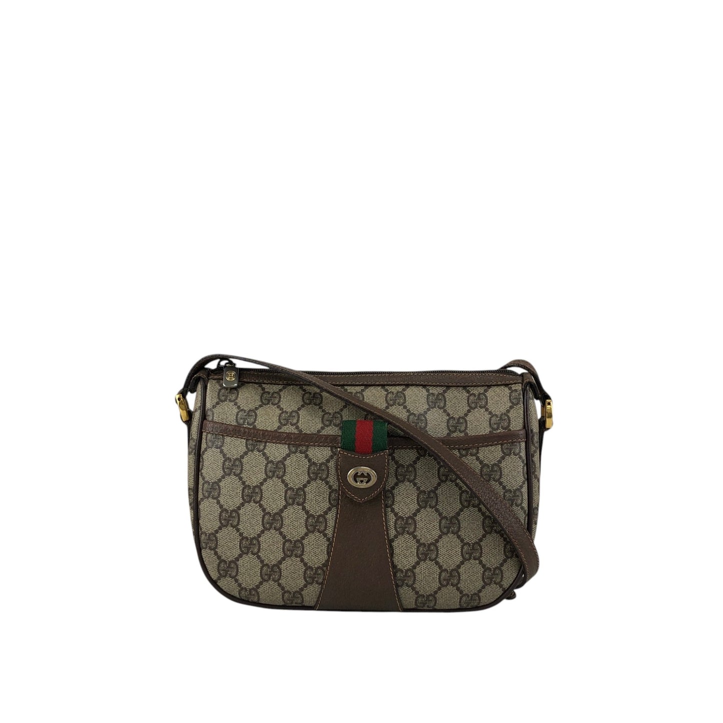 GUCCI Sherry Line Shoulder bag Beige Vintage wwyvj3