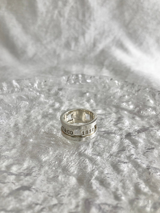 Tiffany & Co. SILVER925 Ring Silver Vintage 8apvhx
