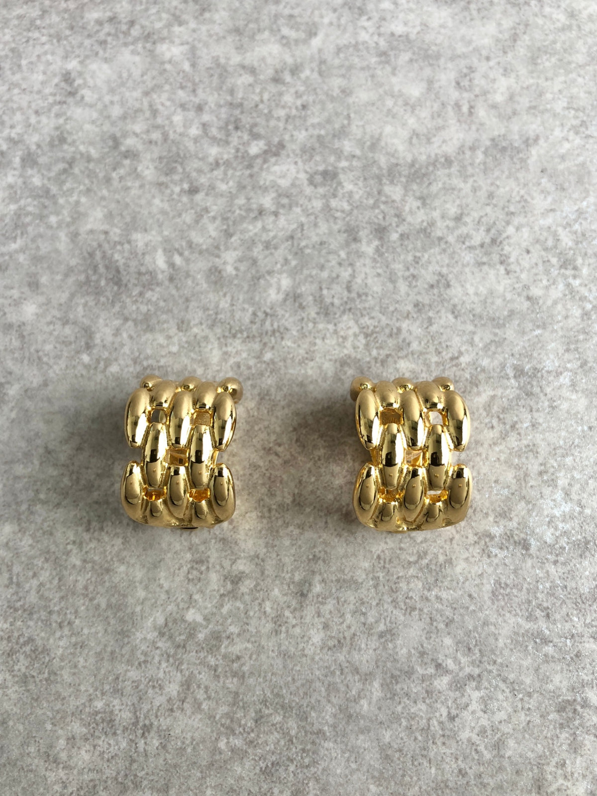 Christian Dior Earrings Gold Vintage  v3vy77