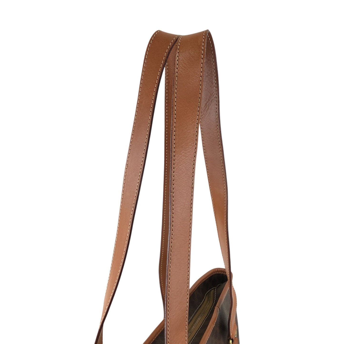 CELINE Macadam Totebag Brown Vintage iticcu