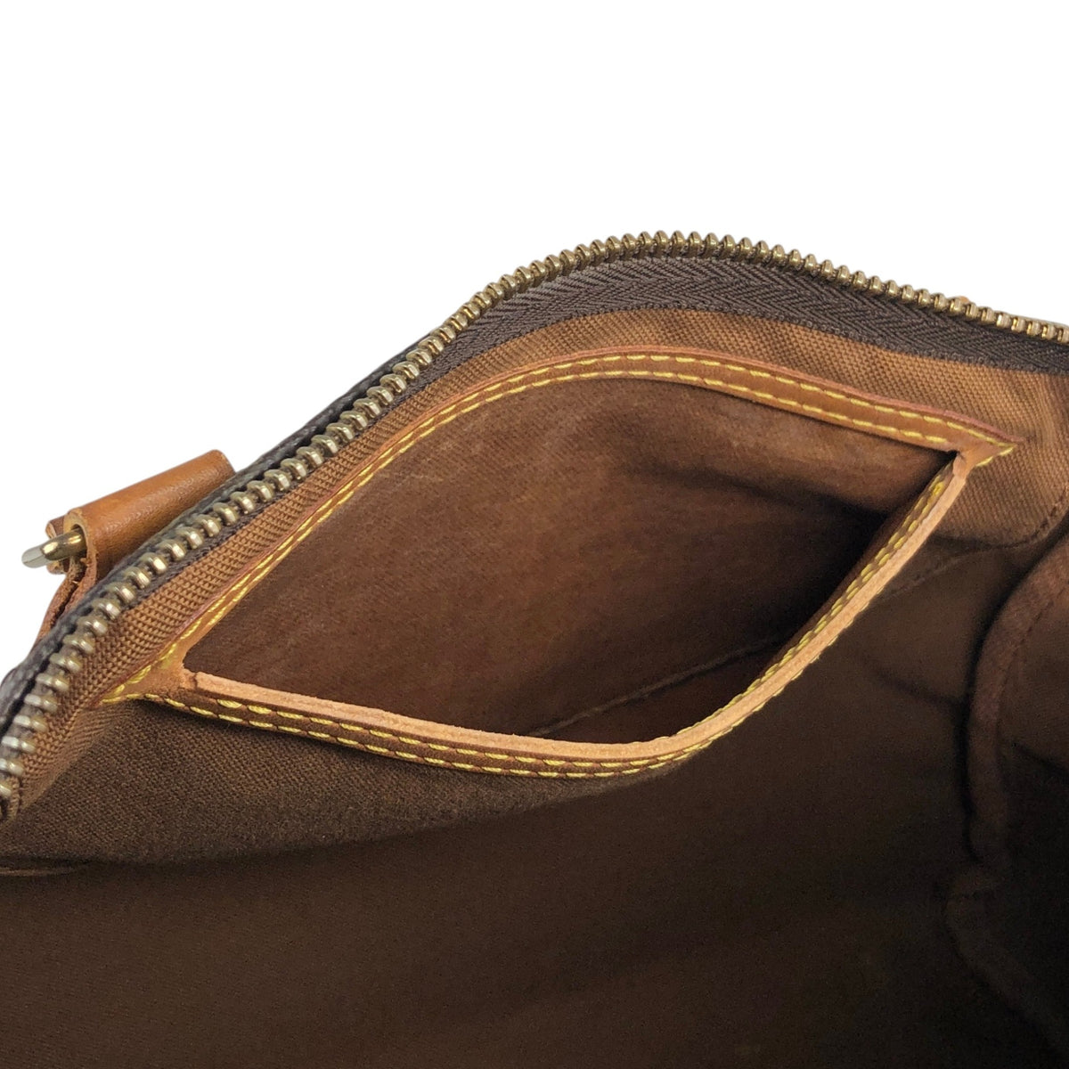 LOUIS VUITTON Monogram Small Boston bag Handbag Brown Vintage v6mtpu