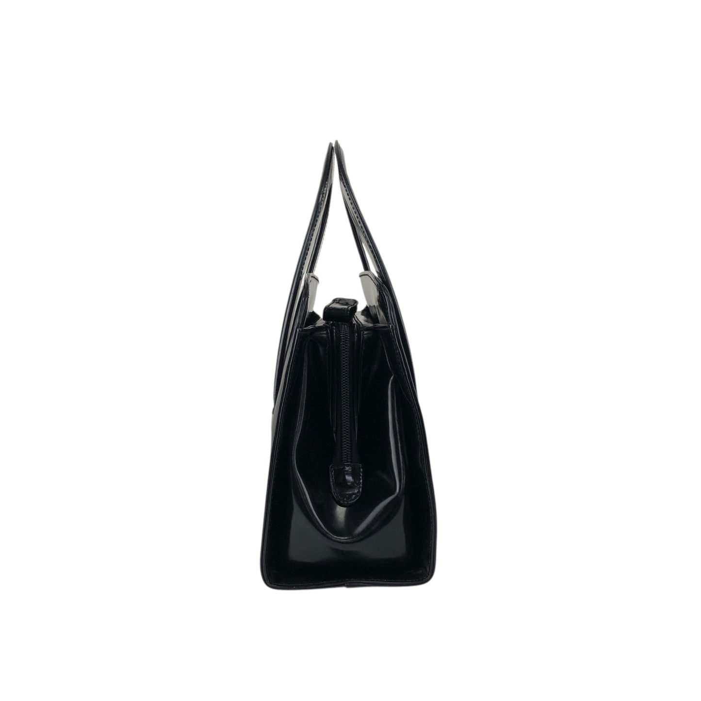 PRADA Logo Small Handbag Black Vintage snjxtd