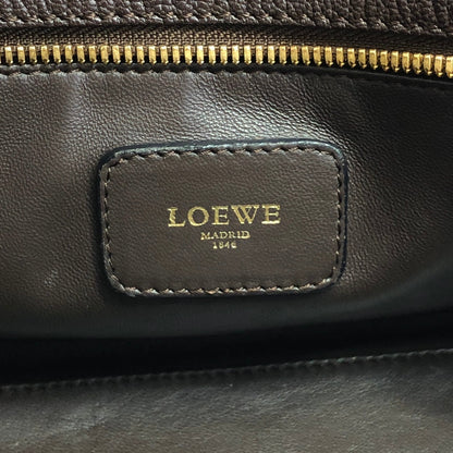 LOEWE Amazona28 Anagram Handbag Boston bag Brown Vintage ddvcpp