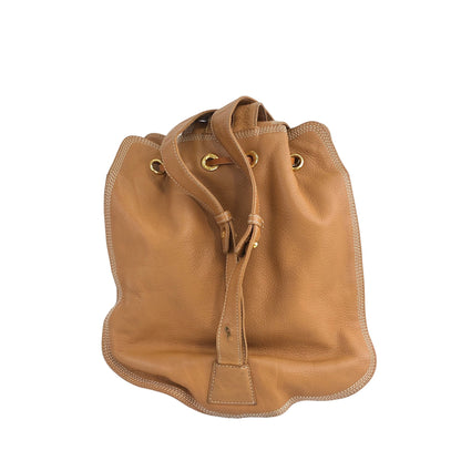 LOEWE Anagram Backpack Brown Vintage m3gj26