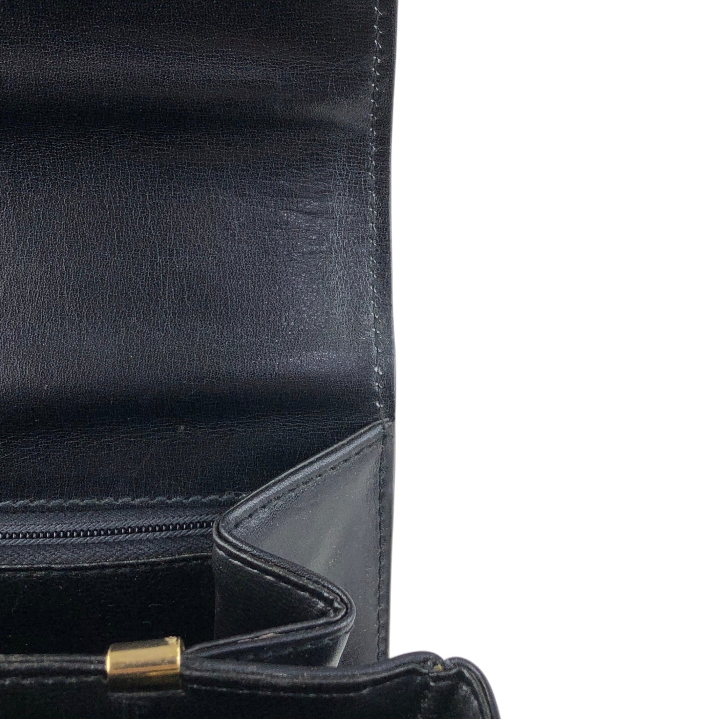 CELINE Blason Shoulder bag Black Vintage iw3njy