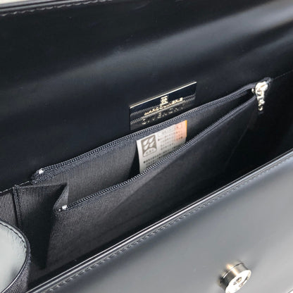 GIVENCHY Logo Two-way Handbag Shoulder bag Black Vintage 6rr85x