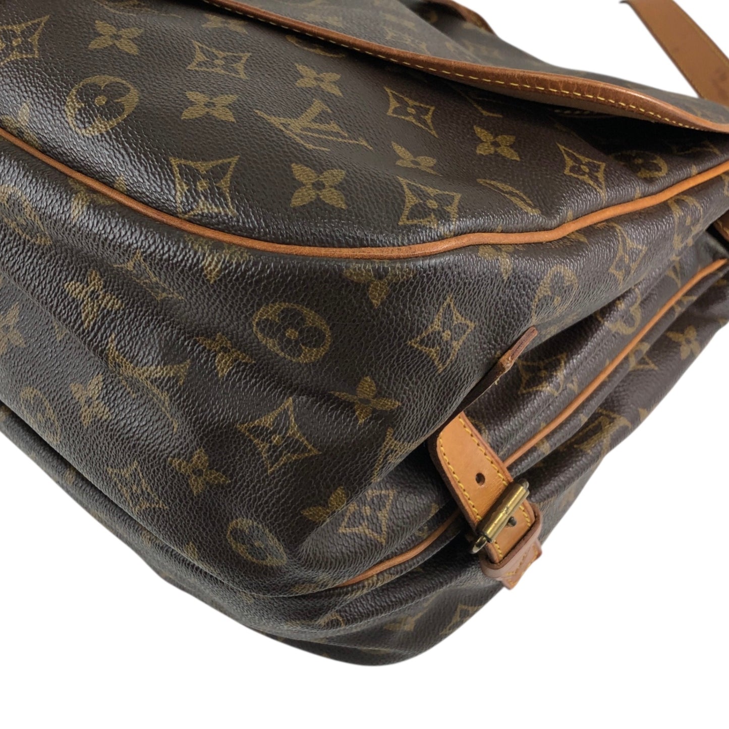 LOUIS VUITTON Monogram Shoulder bag Brown M42256 Vintage 38nfh4