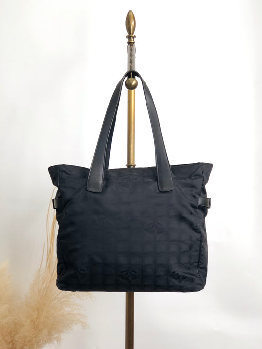 CHANEL New Travel Line Totebag Black Vintage udc3tm
