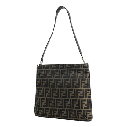 FENDI Zucca Shoulder bag Brown Vintage 3s7dpf